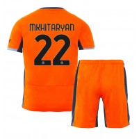Fotballdrakt Barn Inter Milan Henrikh Mkhitaryan #22 Tredjedraktsett 2023-24 Kortermet (+ Korte bukser)